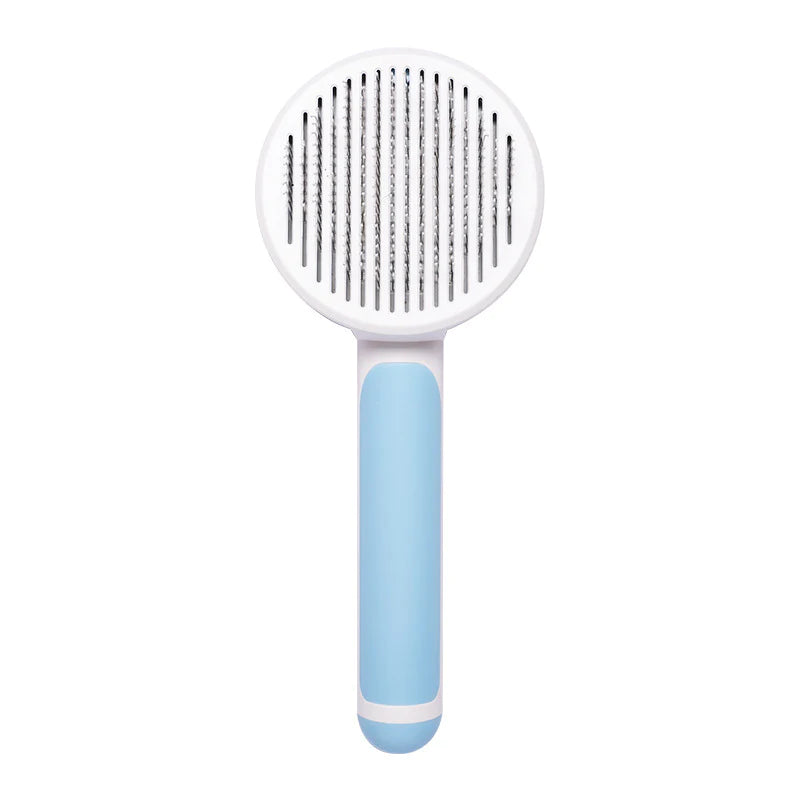 New Pet Cat Brush Hot Selling Hand-Held Steel Wire Self-Cleaning Comb Looper for Hair Removal
